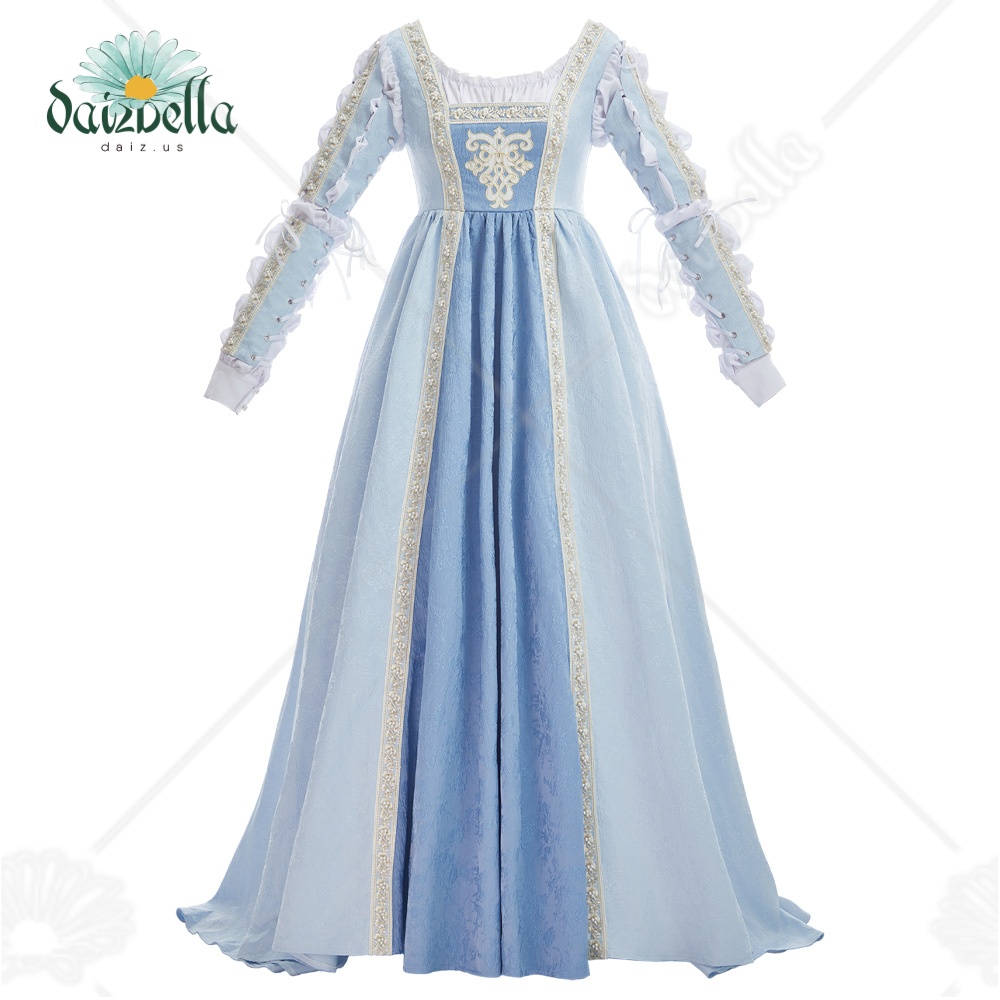 Medieval Renaissance Dress Women - DAIZBELLA Costume Rinascimentale da Donna, Abito