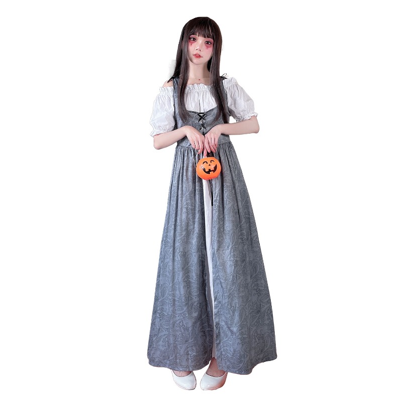 Medieval Renaissance Dress Women - Costume Medievale da Donna, Abito Lungo
