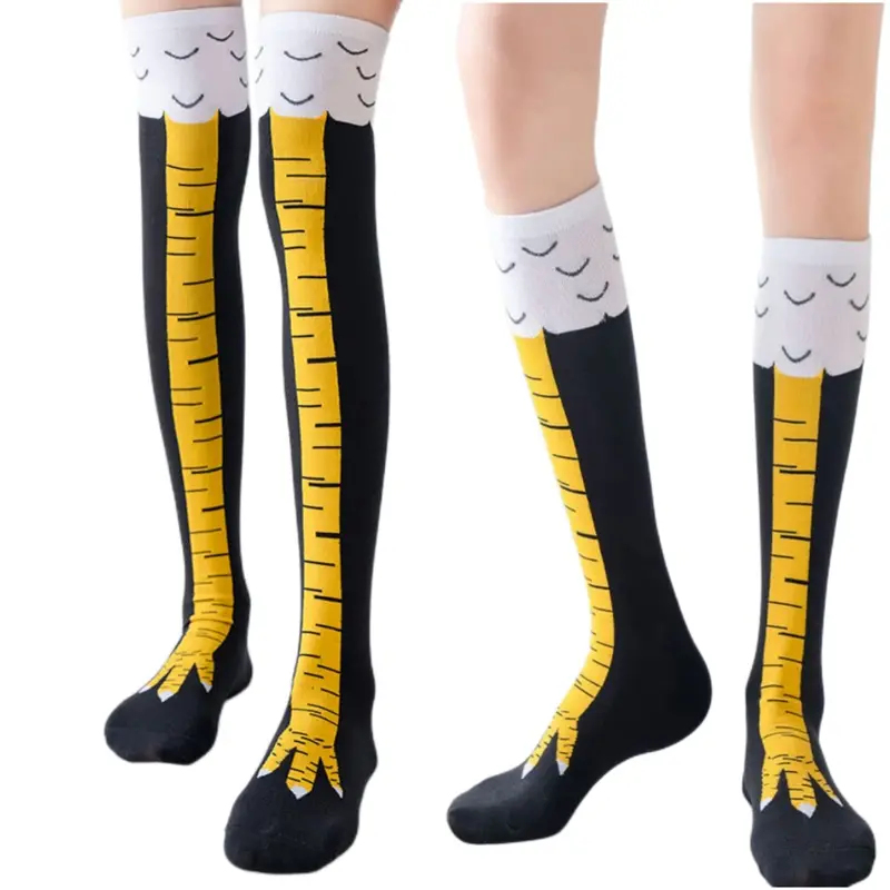 1/2/4 Paia di Calze Alte da Do - Funny Chicken Leg Socks recensione e prezzo