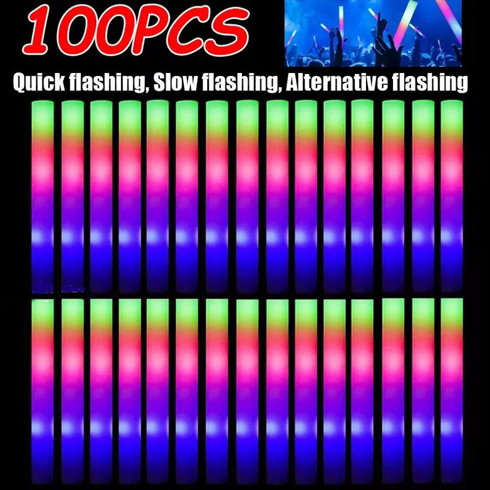 Bastoncini Luminosi LED in Sch - Flashing Led Foam Sticks Party recensione e prezzo