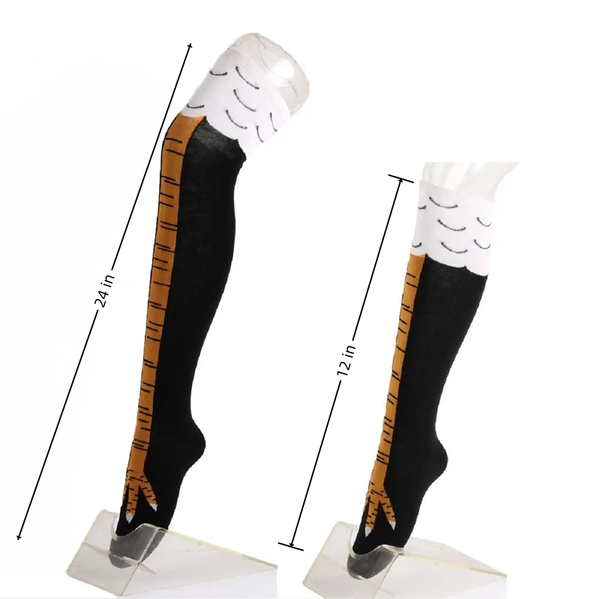 Da 1 a 5 pezzi donne piedi di  - Funny Chicken Leg Socks recensione e prezzo