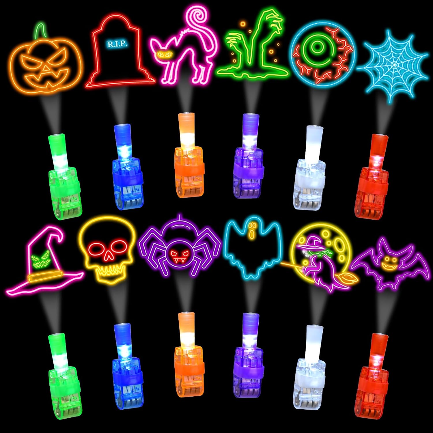 36 pezzi di luci proiettanti p - Glow In The Dark Party Glasses recensione e prezzo