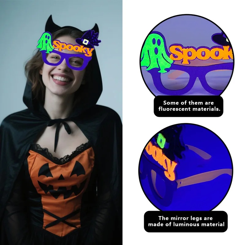 Montature per occhiali in felt - Glow In The Dark Party Glasses recensione e prezzo