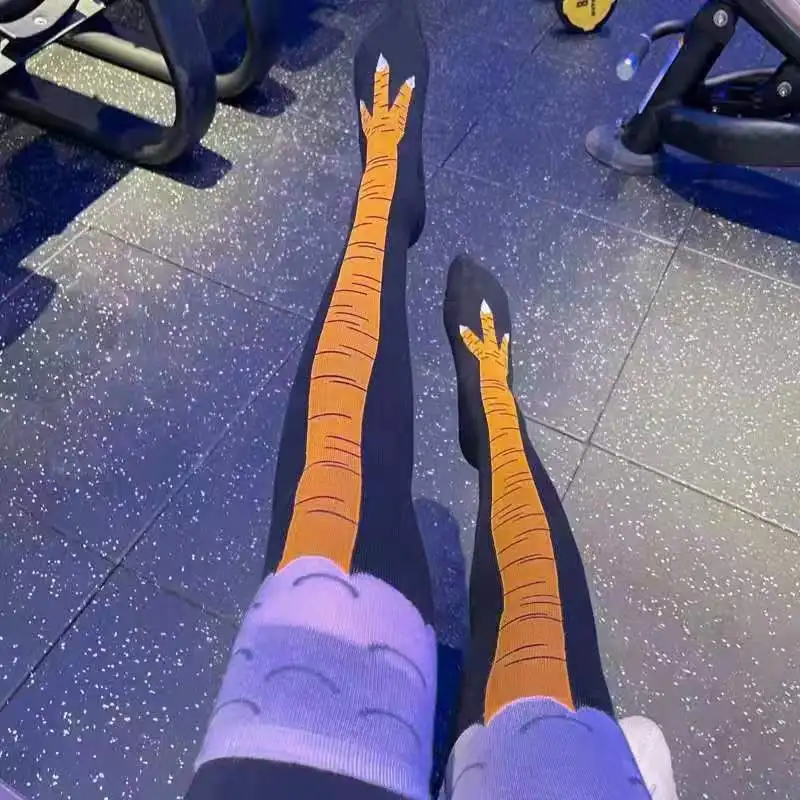 Calzini da donna alla moda con - Funny Chicken Leg Socks recensione e prezzo