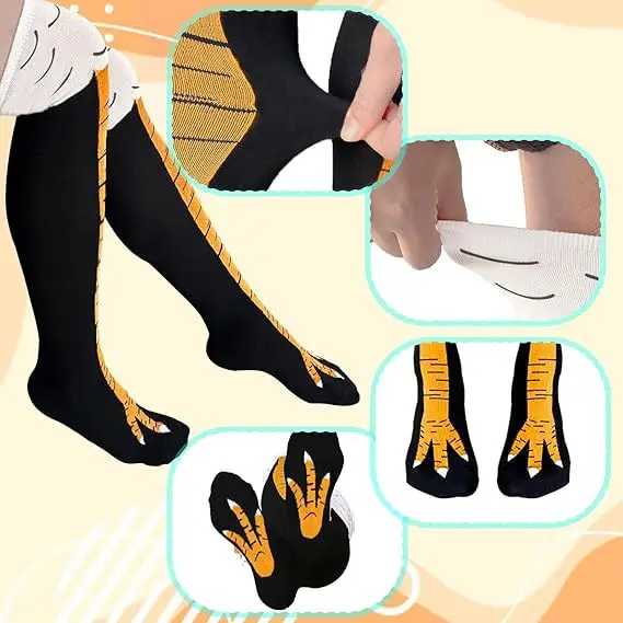 Calzini da donna alla moda con - Funny Chicken Leg Socks recensione e prezzo