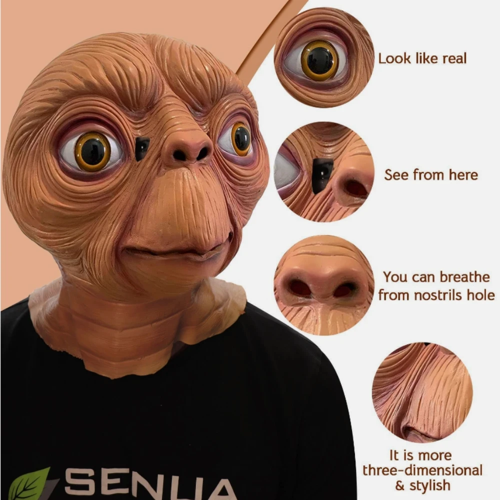 Maschera Integrale da Cosplay  - Latex Alien Mask Realistic recensione e prezzo