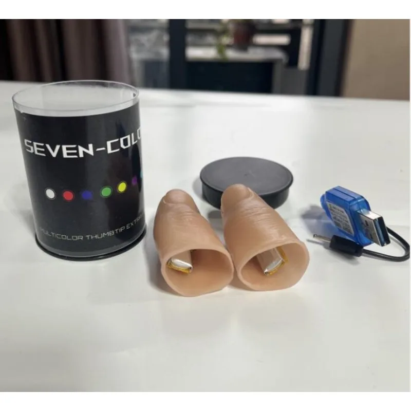 Sette colori Luce a LED Sugger - Thumb Tip Magic Trick Set recensione e prezzo